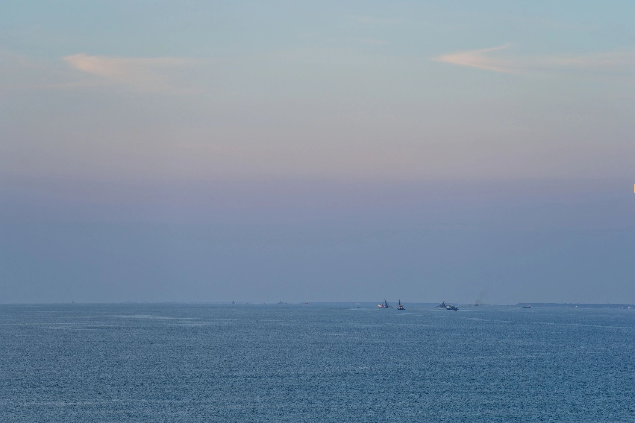Fishing boats on the Black Sea